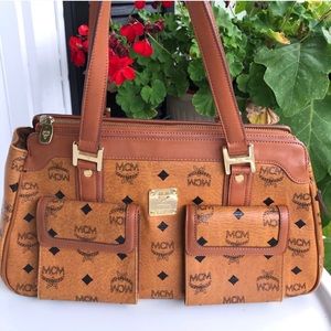 Mcm monogram vintage shoulder bag * open to offers